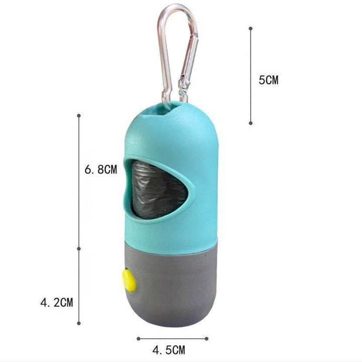 Led Light Pet Waste Bag Dispenser For Dogs Cats Dog Poop Scooper Bags Waste Bags Holder Dispensers Pet Clean Accessories - ZEYTONCART