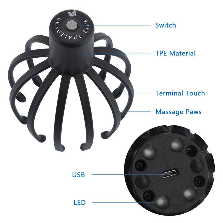 Electric Scalp Massager USB Charging - ZEYTONCART