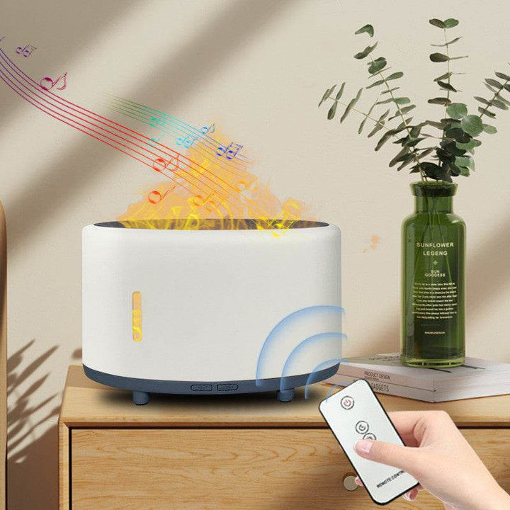 Outdoor Camping Bluetooth Music Flame Humidifier - ZEYTONCART