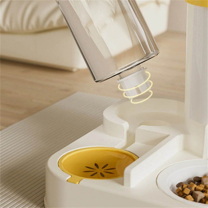Pet Cartoon Feeding And Watering Dispenser With Large Capacity - Universal Cat And Dog Bowls For Pets - ZEYTONCART