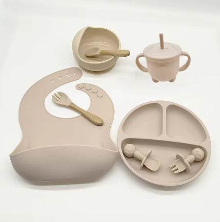 Baby Eat Learning Complementary Food Feeding Silicone Tableware - ZEYTONCART