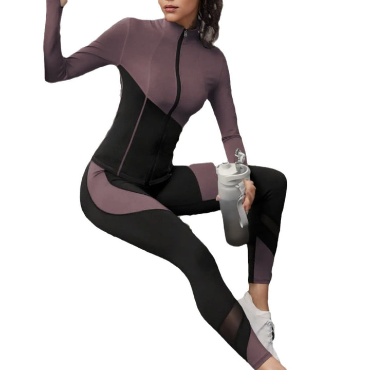 European And American Sports Suit Winter Tight Slimming Long Sleeves - ZEYTONCART