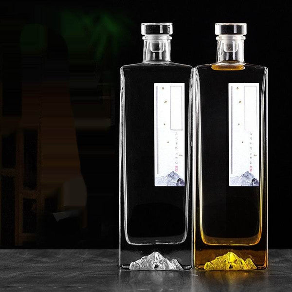 Guanshan Glass Wine Bottle Thick Bottom Fire Extinguisher Bottles - ZEYTONCART