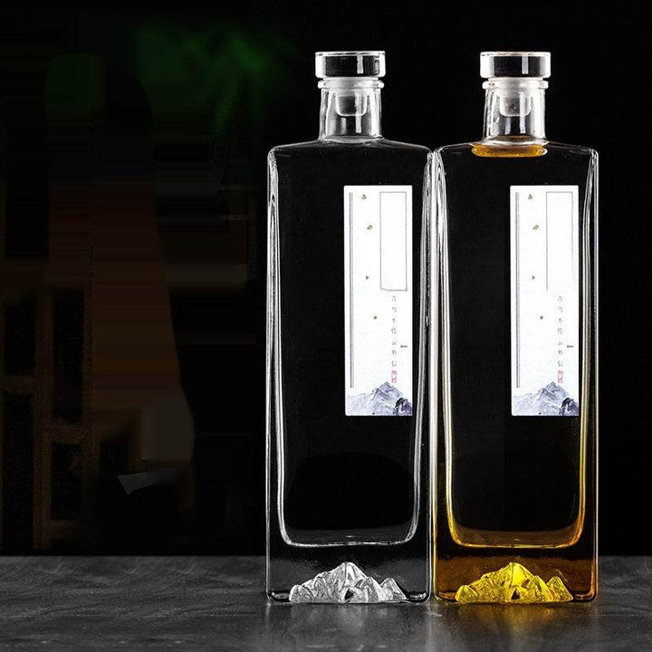 Guanshan Glass Wine Bottle Thick Bottom Fire Extinguisher Bottles - ZEYTONCART