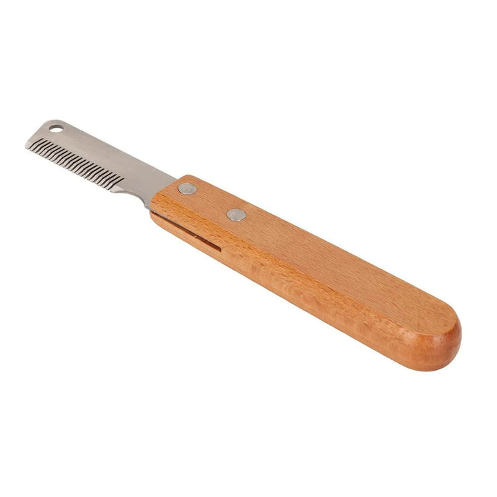 Pet Stripping Comb Dog Stripping Knife Grooming Tool Multifunction Remove Floating Hair Dog Stripping Knife With Wood Handle For Cats Dogs - ZEYTONCART