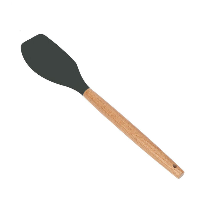 Wooden Handle Silicone Cooking Utensils Set - ZEYTONCART