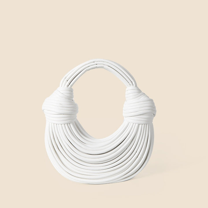 Glossy Woven Noodles Fashion Handbag - ZEYTONCART