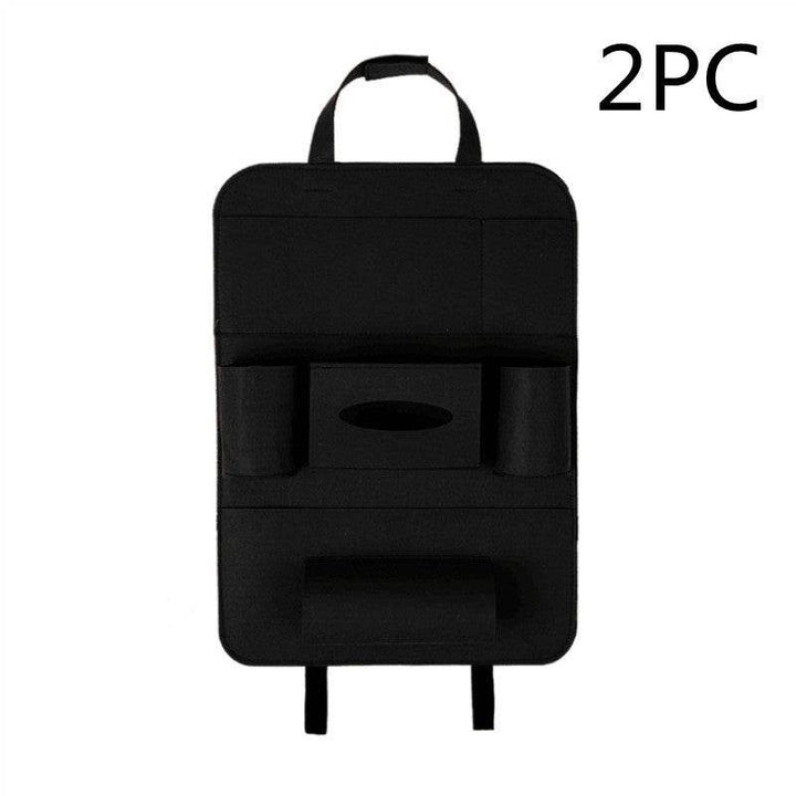 Auto Car Backseat Organizer Car-Styling Holder Multi-Pocket Seat Wool Felt Storage Multifunction Vehicle Accessories Bag - ZEYTONCART