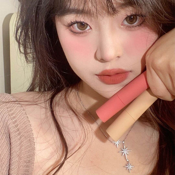 Lipstick Lip Glaze Cream Apricot Lipstick - ZEYTONCART