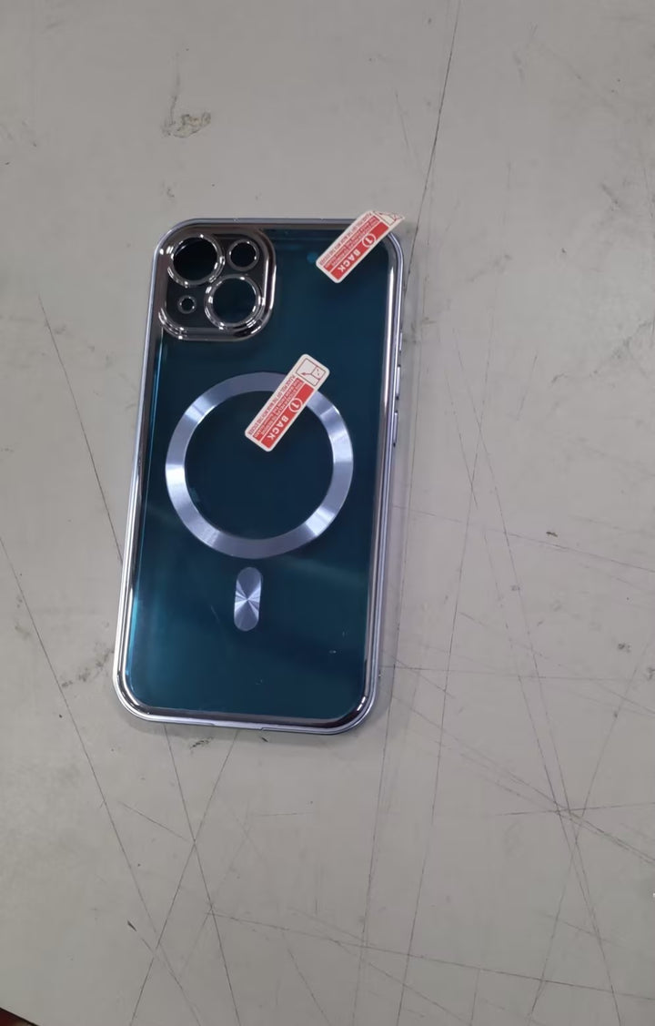 Anti-Privacy Metal Buckle Magnetic Support Wireless Charging Double-Sided Lens Full Cover Phone Case Protective Cover - ZEYTONCART