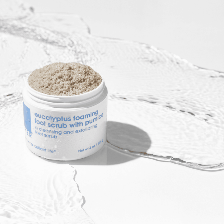 Eucalyptus Foaming Foot Scrub with Pumice 4oz - ZEYTONCART