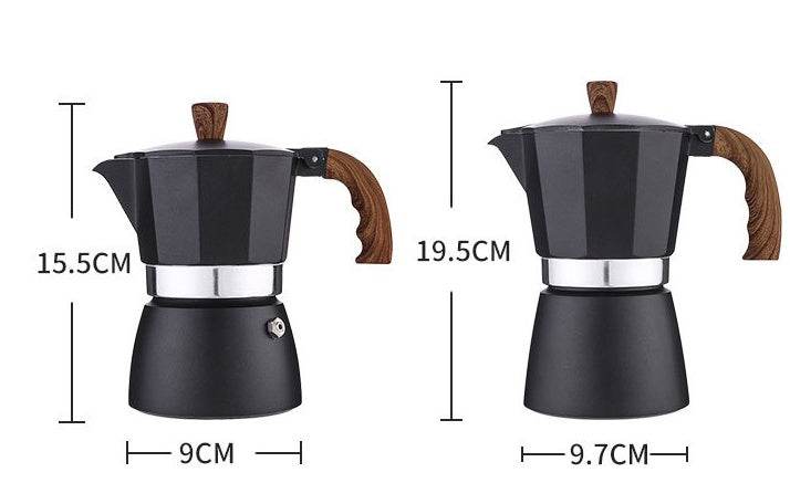 Zeyton European Style Coffee Maker with Wooden Handle - ZEYTONCART
