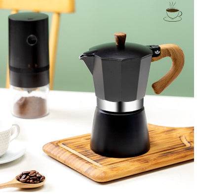 Zeyton European Style Coffee Maker with Wooden Handle - ZEYTONCART