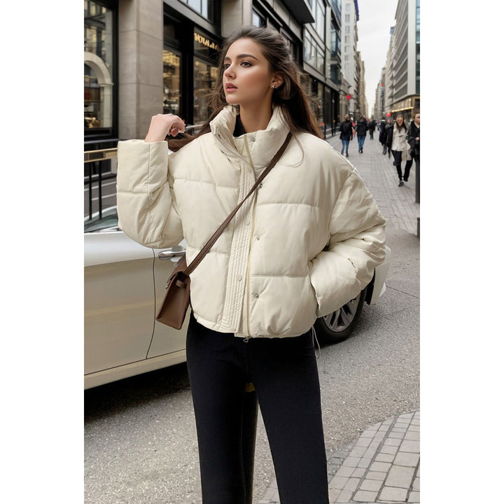 European And American Winter Disposable Leather Cotton-padded Jacket - ZEYTONCART