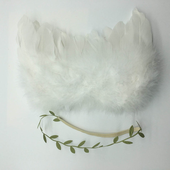Newbornx Photography Props White Angel Wing Baby - ZEYTONCART
