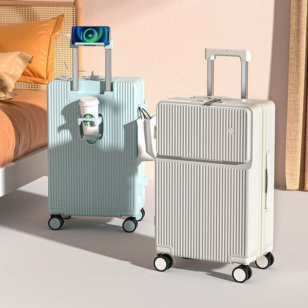 Front Half-opening Multifunctional Luggage - ZEYTONCART