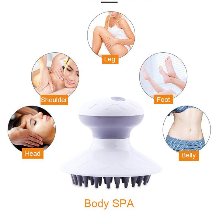 Portable Electric Waterproof Head Scalp Massager - ZEYTONCART