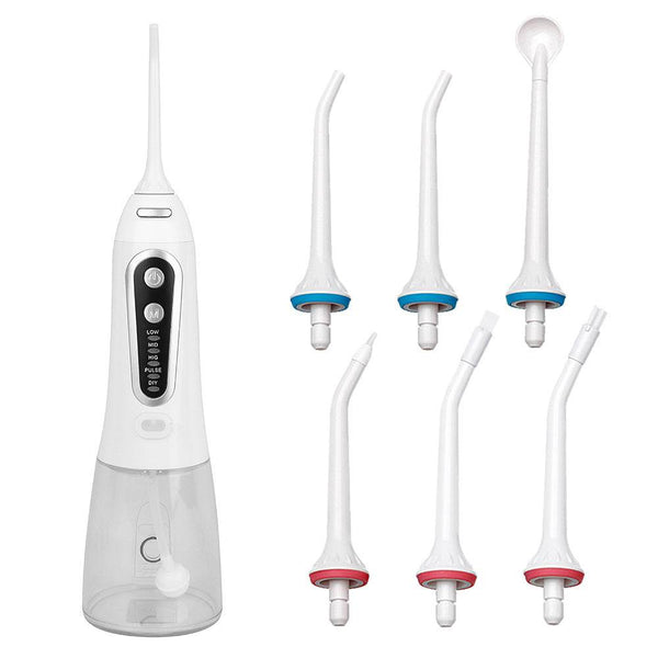 5 Modes Oral Irrigator, Portable Flosser, USB Rechargeable, Water - ZEYTONCART