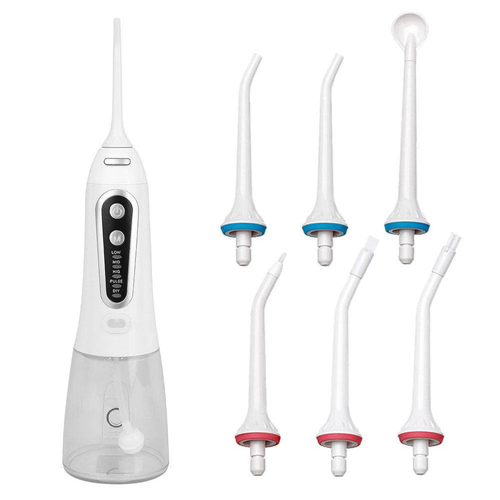 5 Modes Oral Irrigator, Portable Flosser, USB Rechargeable, Water - ZEYTONCART