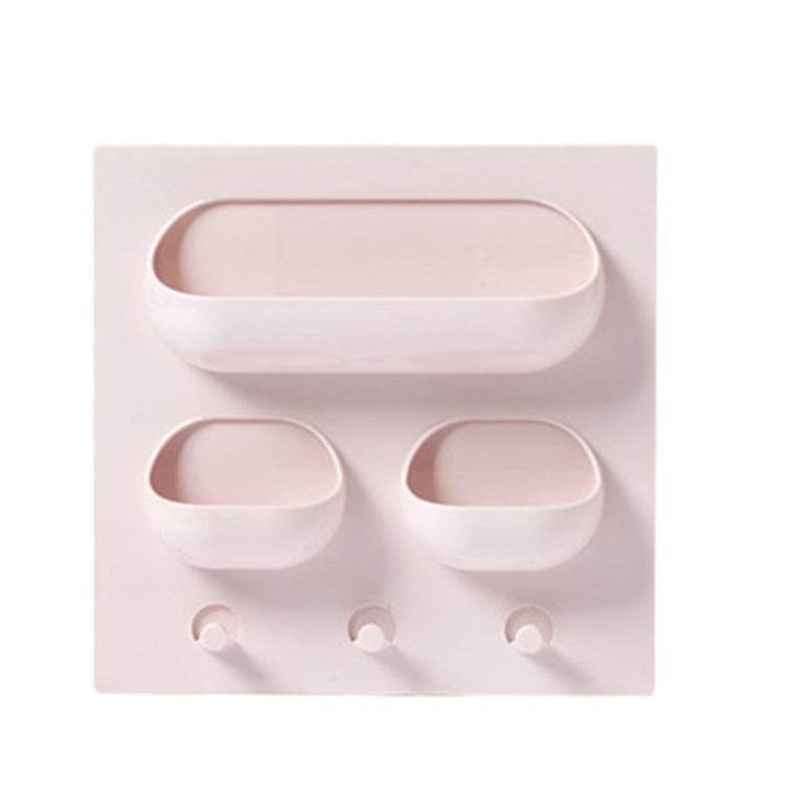 Kitchen Shelves Plastic Free Perforation Household Storage Simple Shelves - ZEYTONCART