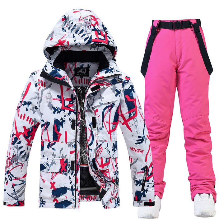 Ski Suit Women's And Men's Suit Winter Windproof And Water-repellent - ZEYTONCART