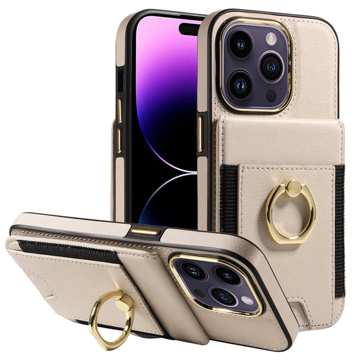 Back Cover Leather Case Phone Case Wallet Protective Case Universal - ZEYTONCART