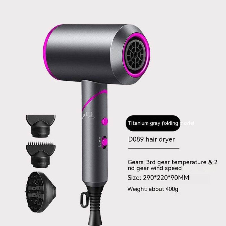 Folding Anion High Power Constant Temperature Hair Dryer - ZEYTONCART