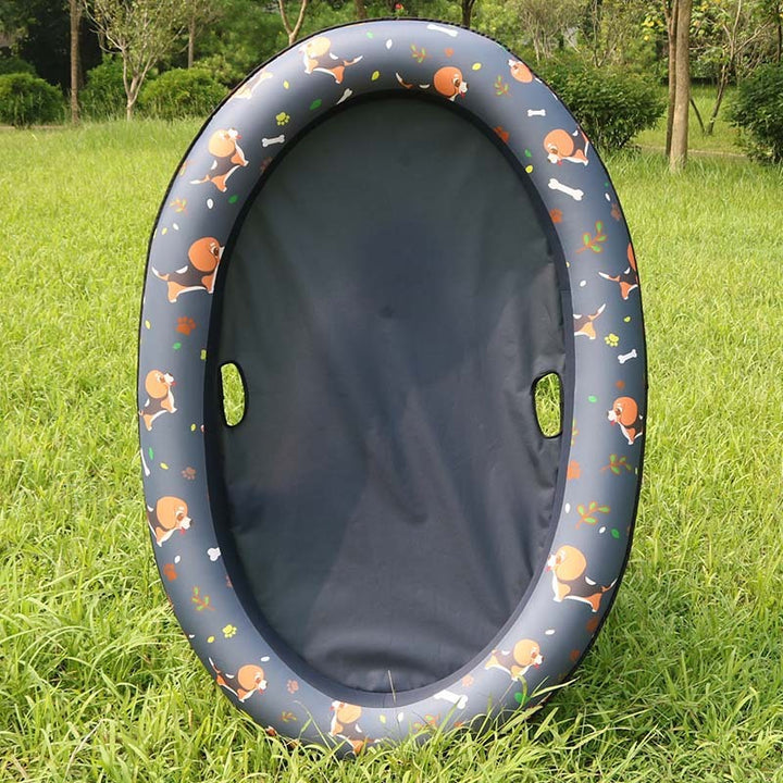 Dog Swimming Pool Inflatable Hammock Pets Pool Floating Bed Spring Summer Swimming Ring - ZEYTONCART