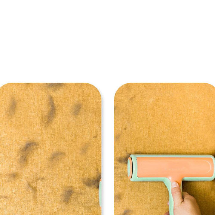 Two-way Roller Hair Removal Brush Sticky Scratch Automatic Cleaning Pet Hair Remover - ZEYTONCART