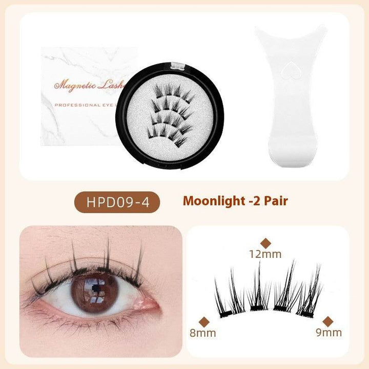 Magnetic False Eyelashes Quantum Magnet 3d - ZEYTONCART