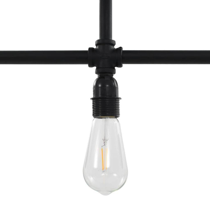 vidaXL Ceiling Lamp Black 3 x E27 Bulbs - ZEYTONCART