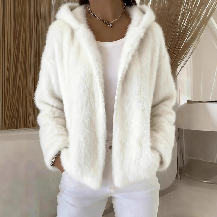 Fall Winter Hooded Solid Color Fashion Casual Zip Coat - ZEYTONCART