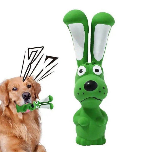 Pet Latex Toys Hippo Squeaky Toys Animal Latex Chew Toys Soft Interactive Dog Toys Crinkle Pet Supplies For Inside Dog And Pet - ZEYTONCART
