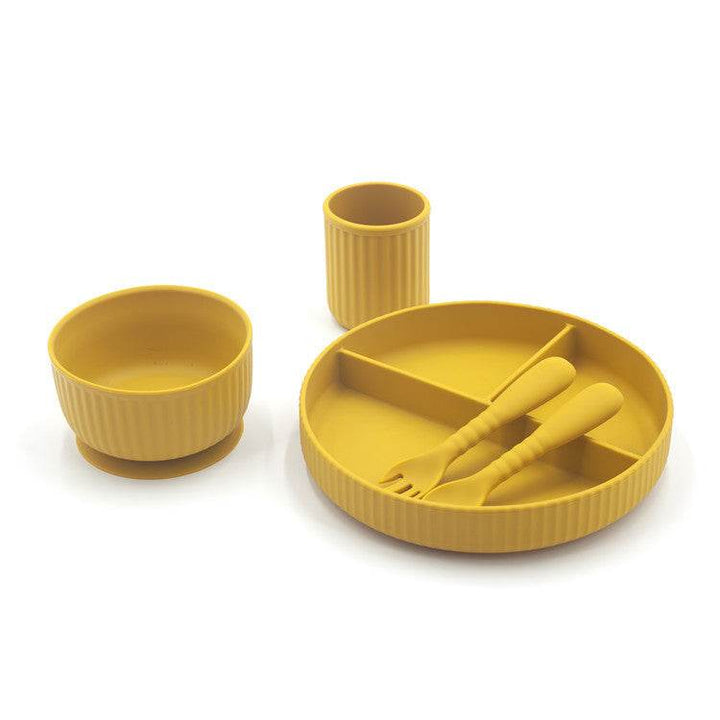 Integrated Edible Silicon Complementary Food Feeding Tableware - ZEYTONCART
