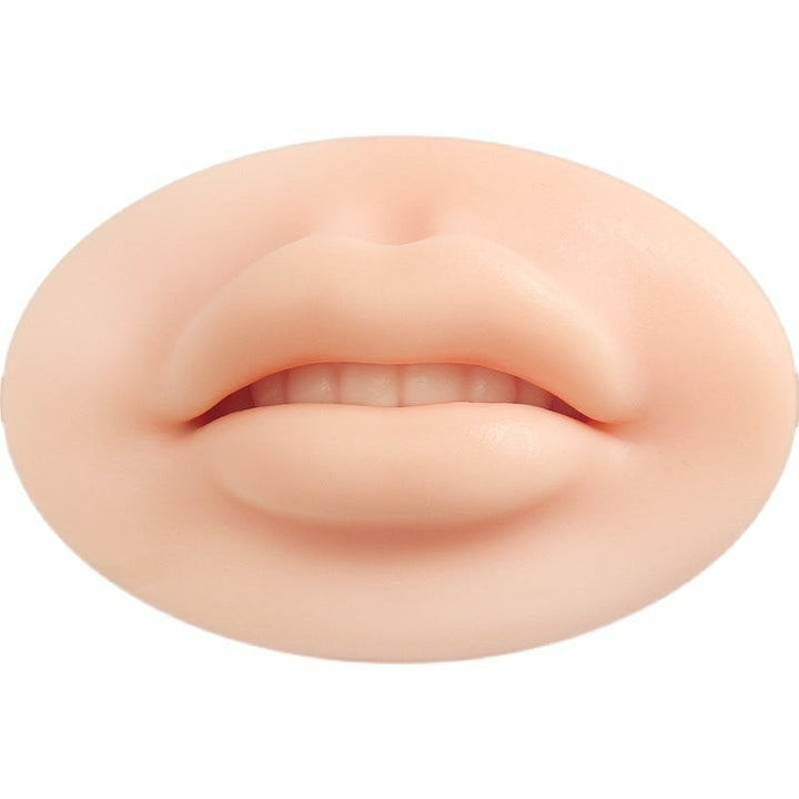 Tattoo Embroidery Practice Leather Lip Full Lips Pieces Three-dimensional Silicone Simulation Semi-permanent Novice Grain Lip Floating Lip Solid Mold - ZEYTONCART