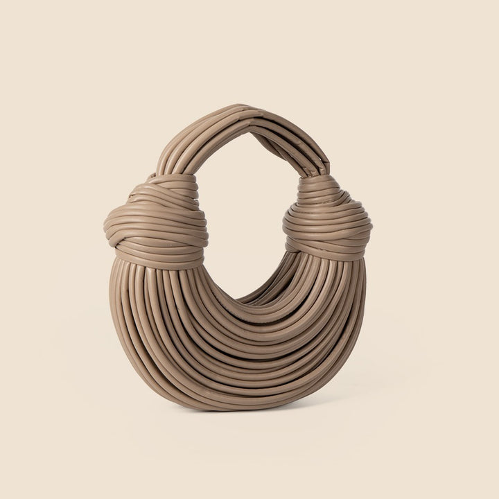 Glossy Woven Noodles Fashion Handbag - ZEYTONCART