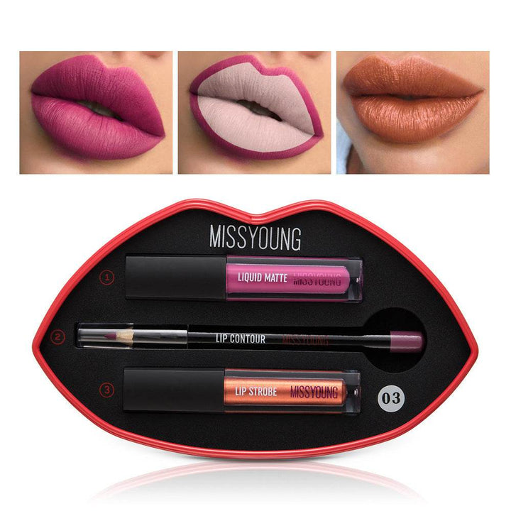 Lipstick Matte Pearl Gloss Lipstick Pen - ZEYTONCART