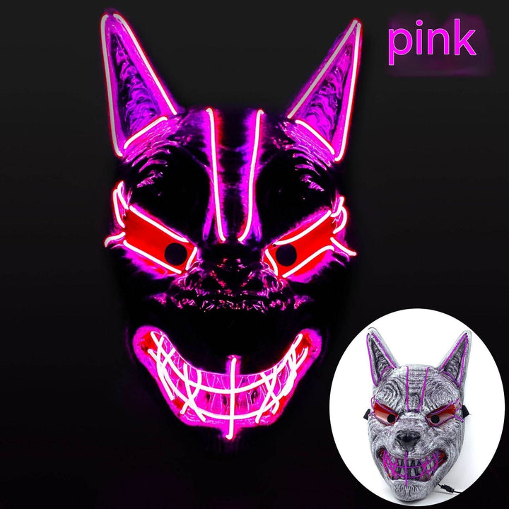 Halloween LED Full Face Luminous Mask - ZEYTONCART