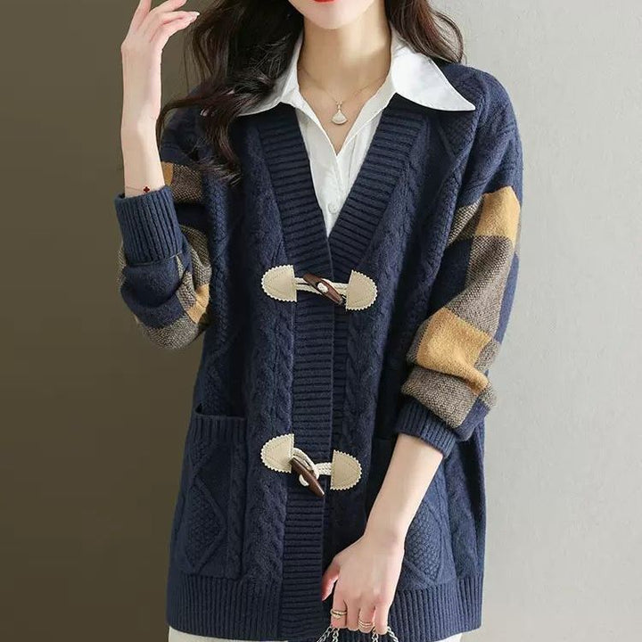 Women's Mid-length Knitted Cardigan Autumn And Winter - ZEYTONCART