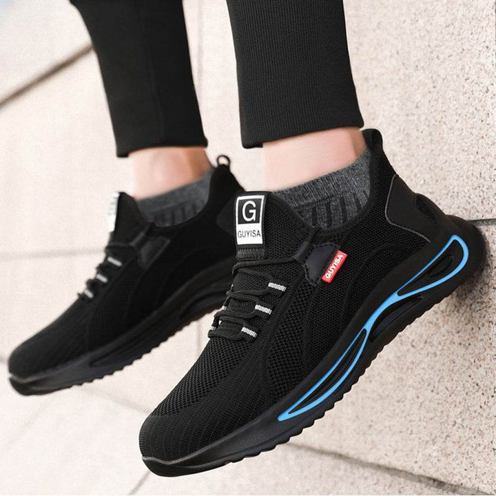Steel Toe Shoes For Men Work Safety Shoes Nonslip Indestructible Sneakers - ZEYTONCART