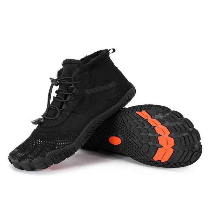 Winter Outdoors Sports Cycling Fleece-lined Thickened Non-slip Waterproof Hiking Shoes - ZEYTONCART