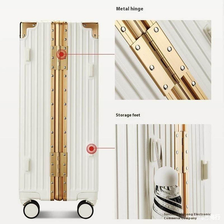 Suitcase Large Capacity Aluminium Frame Luggage - ZEYTONCART
