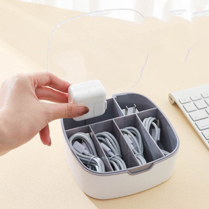 Charging Cable Storage Cable Management Box - ZEYTONCART
