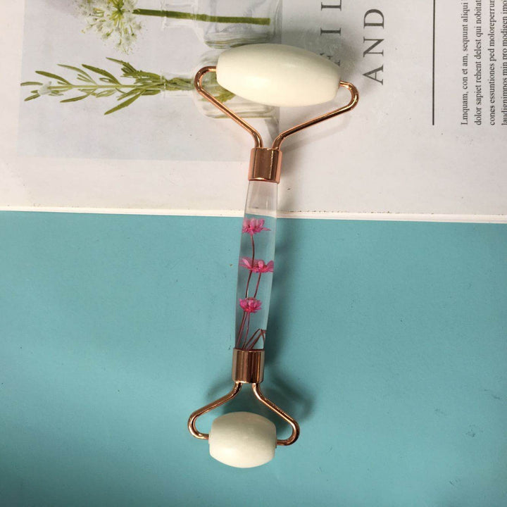 Jade Craft Resin Stick Double Jade Roller Massager - ZEYTONCART