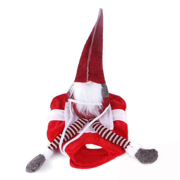 Dog Christmas Clothes Santa Claus Riding Deer - ZEYTONCART