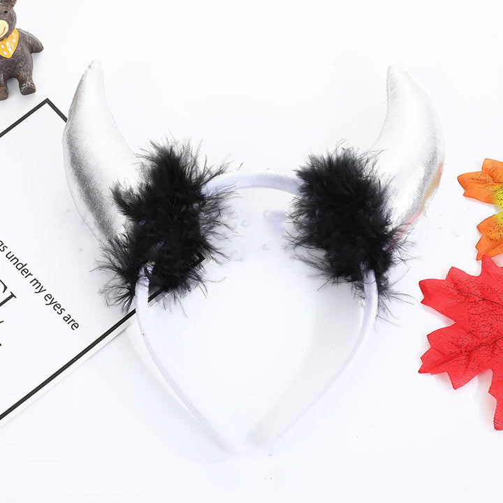 Halloween Decoration Props Demon Horn Headband Atmosphere Performance - ZEYTONCART