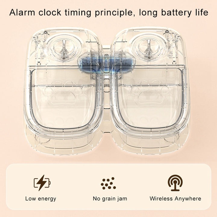 Automatic Pet Feeder Smart Food Dispenser For Cats Dogs Timer Stainless Steel Bowl Auto Dog Cat Pet Feeding Pets Supplies - ZEYTONCART