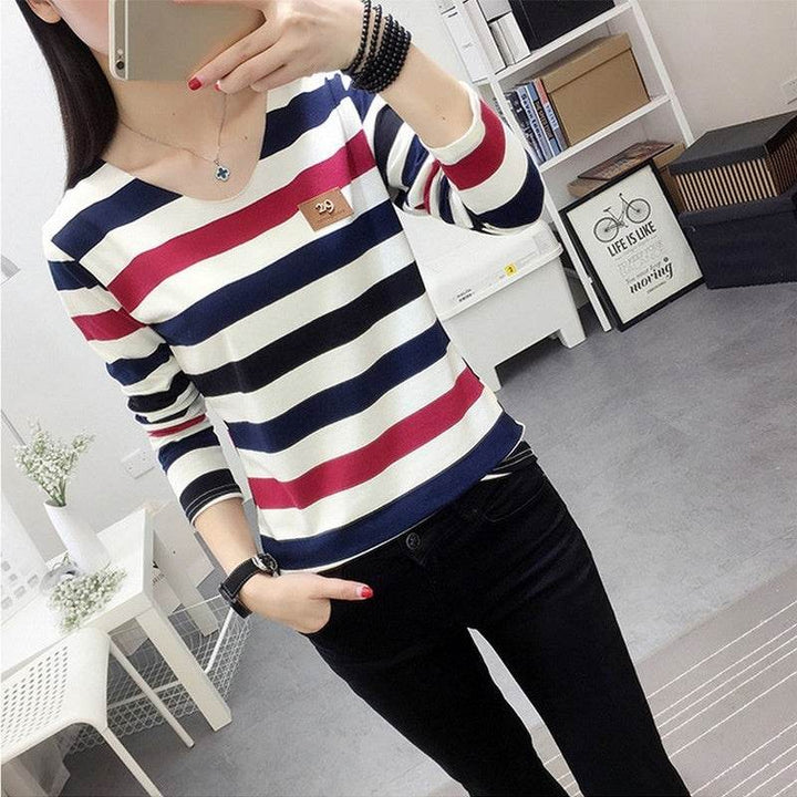 Korean Spring And Autumn Clothing T-shirt For Women - ZEYTONCART