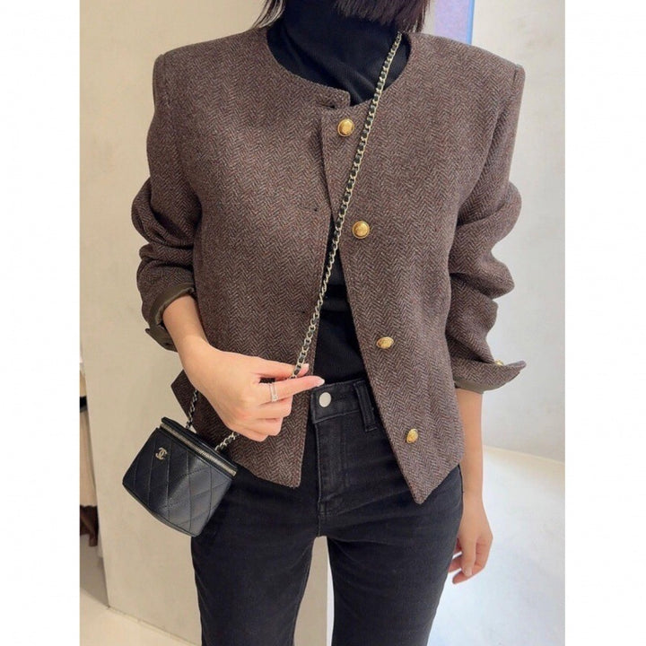 Wool Women's Short Coat Autumn And Winter - ZEYTONCART