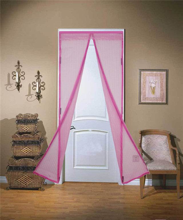 Household Fashionable Stripe Magnetic Soft Screen Door - ZEYTONCART